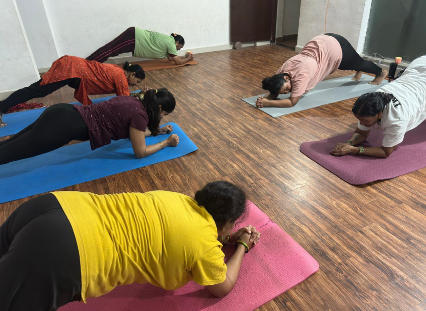Group fitness training session at Vandana Fitness Club Wagholi
